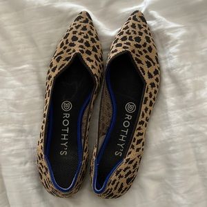 Rothys leopard print flats